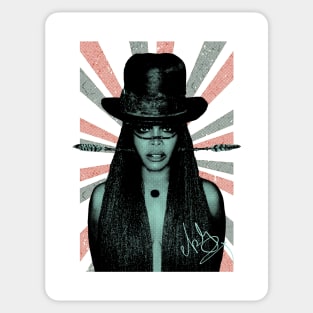 Erykah Badu Retro Mint Sticker